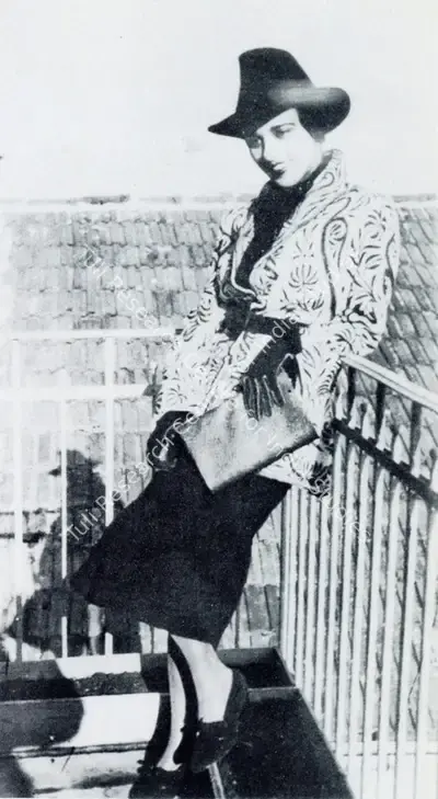 Krishen Khanna (Photographer), Amrita in  Paris, 1931, Contemporary Photograph