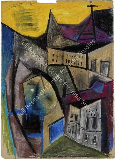 Ramkumar (Artist), Untitled, 1959, Painting