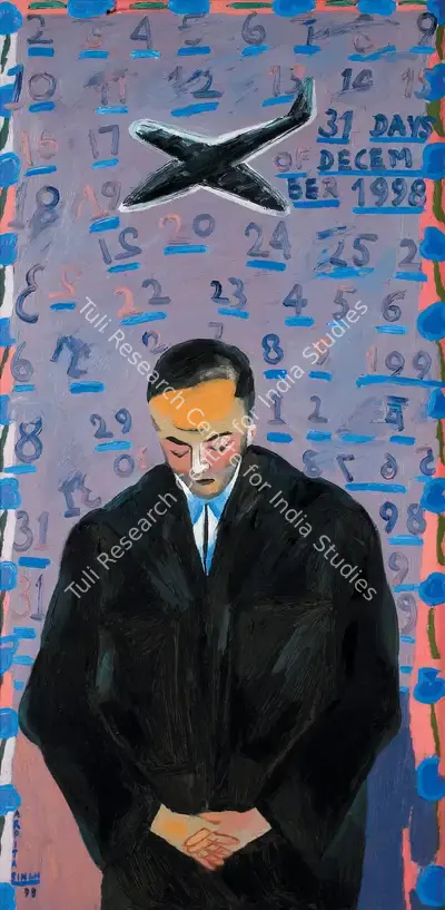 Arpita Singh (Artist), 31 Days Of December, 1998, Painting