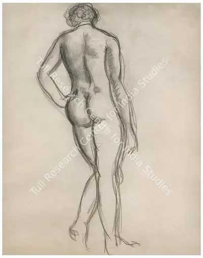 Amrita Sher-Gil (Artist), Untitled, Drawing