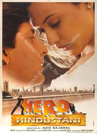 Aziz Sajaawal (Director), Hero Hindustani, 1998, Full Sheet Poster