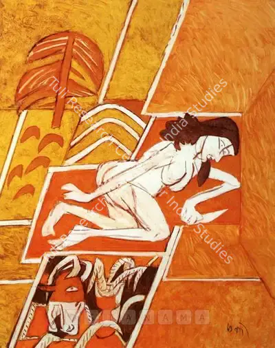 Subramanyan, K.G. (Artist). Untitled, n.d. | Painting, Sa.Onl/11.05.06