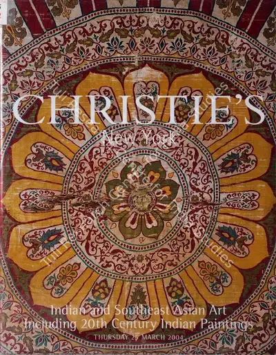 Christie's (Auction House), Indian and Southeast Asian Art, 2004, Auction Catalogue