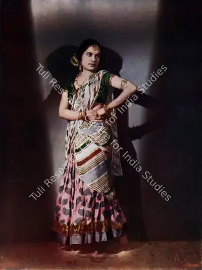 D.B. Neroy (Artist), Neroy, D.B. (Artist), Shanta Apte | Oleograph, January 1943, Oleograph