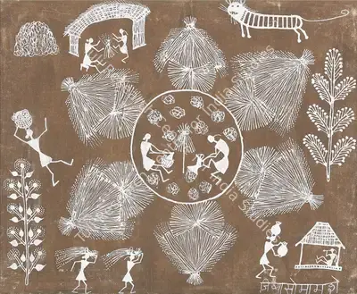 Jivya Soma Mashe (Artist), Untitled, Painting