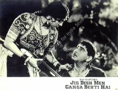 Radhu Karmakar (Cinematographer), Jis Desh Men Ganga Behti Hai, 1960, Lobby Card