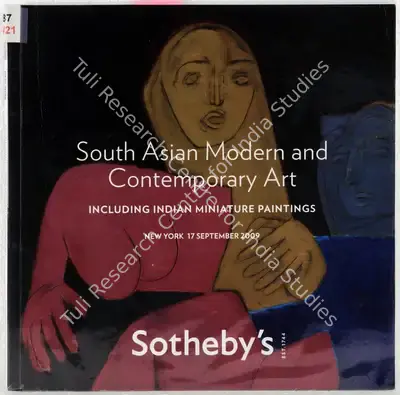 Sotheby's (Auction House), South Asian Modern and Contemporary Art, 2009, Auction Catalogue