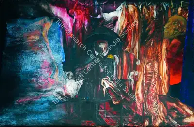 Navjot (Artist), Tribute to painters I admire, 1992, Painting