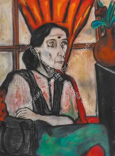 Surendran Nair (Artist), Komu, 1987, Painting