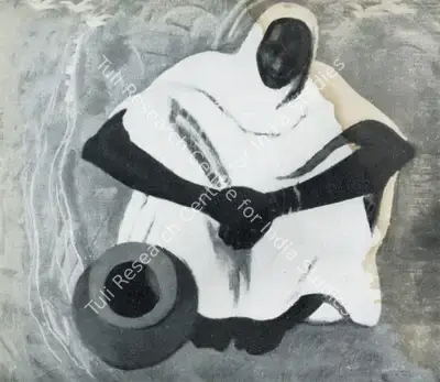 B.C. Sanyal (Artist), The Empty Pot, Painting
