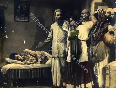 Nazir Ajmeri (Director), Majboor, 1948, Photographic Still