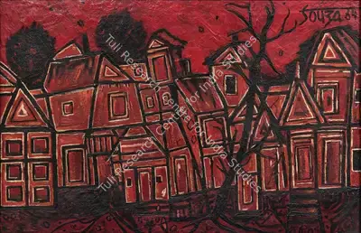 F.N. Souza (Artist), Untitled, 1964, Painting