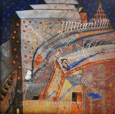 C. Douglas (Artist), Night At The Ferry, 1999, Painting