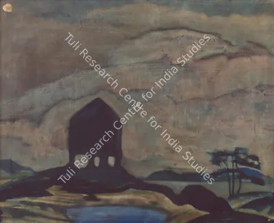 Nicholas Roerich (Artist), The Hut, 1920, Painting