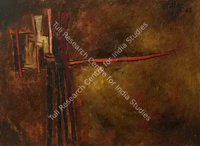 Gujral, Satish (Artist). Crucifixion, 1962 | Painting, Ch.NeY/20.09.23, 2023 · Christie's