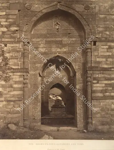 Charles Shepherd (Photographer), Shams-ud-din's (Iltumish's) Gateways and Tomb - Exterior of the Tomb, Antiquarian Photograph