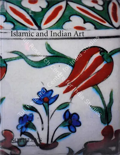 Sotheby's (Auction House), Islamic Works of Art and Indian Himalayan and South-East Asian Art, 1996, Auction Catalogue