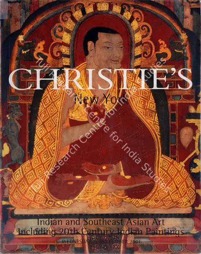 Christie's (Auction House), Indian and Southeast Asian Art, 2002, Auction Catalogue