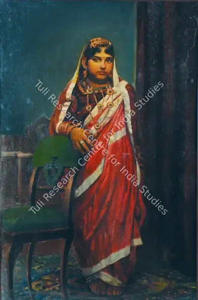 Hemendranath Mazumdar (Artist), Young Bride, 1942, Painting