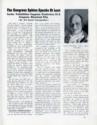 The Congresss Sphinx Speaks at Last, 1942, Essay