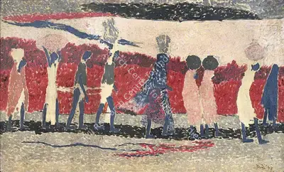 Bendre, N.S. (Artist). Homeward Bound, 1954 | Painting, AG.Mum/17.12.25, 2025 · Asta Guru
