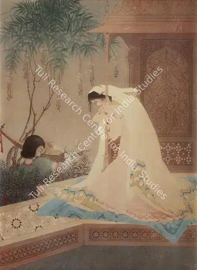 M.A.R. Chughtai (Artist), Untitled (For a Song), Painting