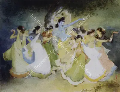Roy Chowdhury, D.P. (Artist). Rasa Leela, n.d. | Painting, Bon.Lon/06.04.06, 2006 · Bonhams