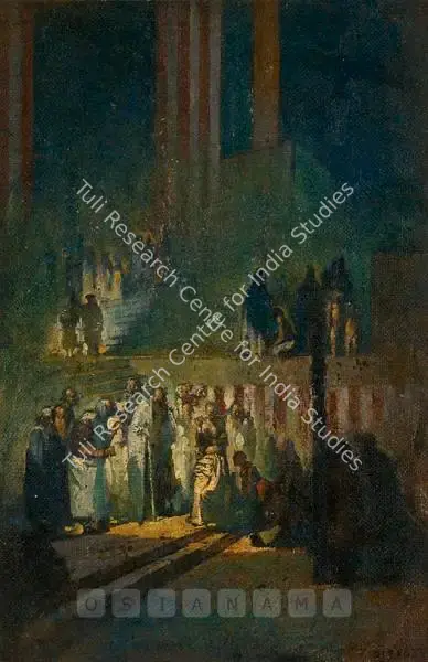 Alphonso (Artist), Entry Into Temple, 1962, Painting