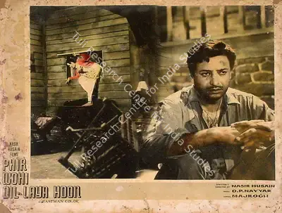 Nasir Husain (Producer), Phir Wohi Dil Laya Hoon, 1963, Lobby Card