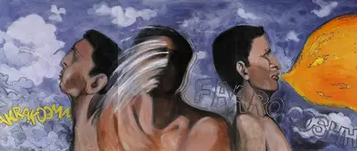 Tushar Joag (Artist), Diktat for the people, 2008, Painting