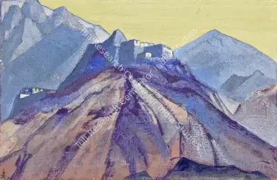 Nicholas Roerich (Artist), Himalayan Monastery, 1931, Painting