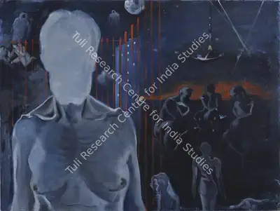 B.C. Sanyal (Artist), Untitled, 1993, Painting