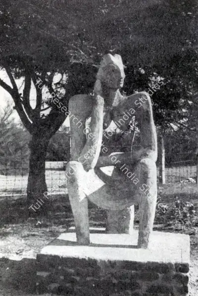 Venkatachalapathy (Artist), Seated Figure, Sculpture