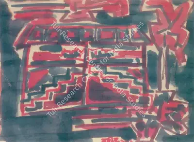 Rabindranath Tagore (Artist), Lunar Series, Painting