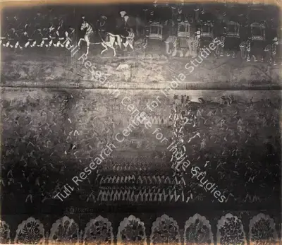 Edmund David Lyon (Photographer), Dera-i-Dowlut, Seringapatam (Painting representing Colonel Bailey's Defeat), 1868, Antiquarian Photograph