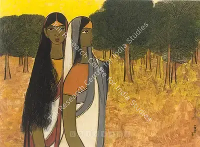 B. Prabha (Artist), Untitled, 1960, Painting