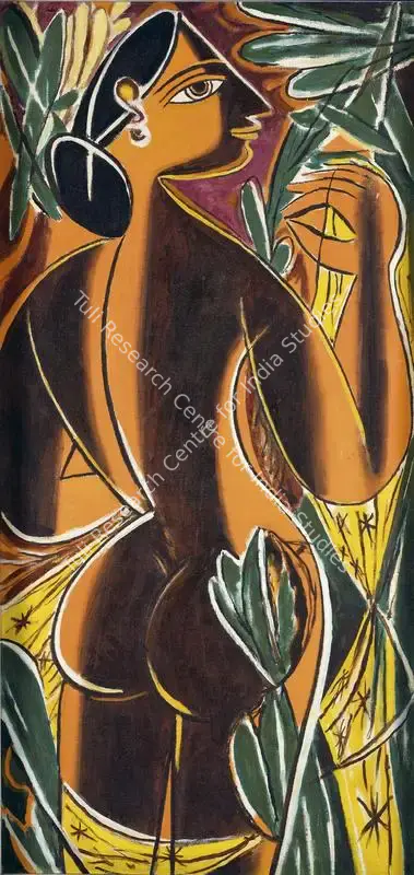 George Keyt (Artist), Prema, 1956, Painting
