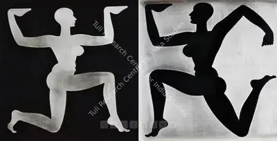 Mistry, Dhruva (Artist). Spatial Diagram B; Spatial Diagram Female B. Metal on board, 2005-2006 | Painting  | 00880988