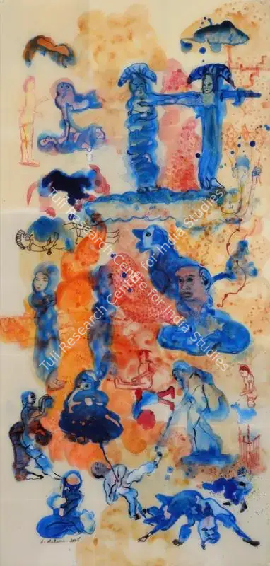 Nalini Malani (Artist), Appeasing Radha II, 2005, Painting