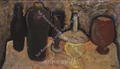 S.K. Bakre (Artist), Still Life, 1964, Painting