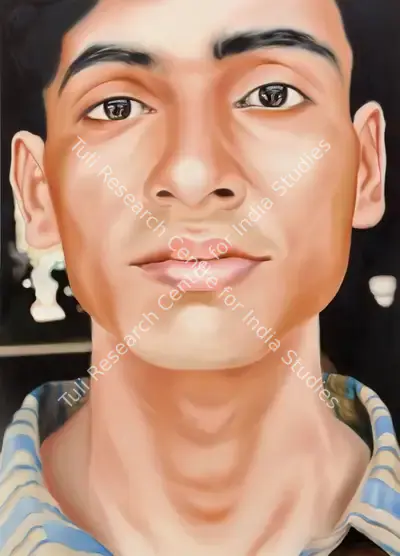 Riyas Komu (Artist), Systematic Citizen Iii, 2006, Painting