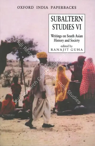 Ranjit Guha (Editor), Subaltern Studies VI, 1989, Edited Book