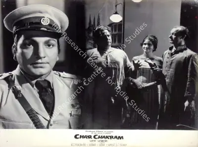 Piloo Mistry (Producer), Char Chakram, 1965, Lobby Card