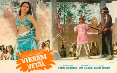 Firoza I. Nadiadwala (Producer), Vikram Vetal, 1985, Lobby Card