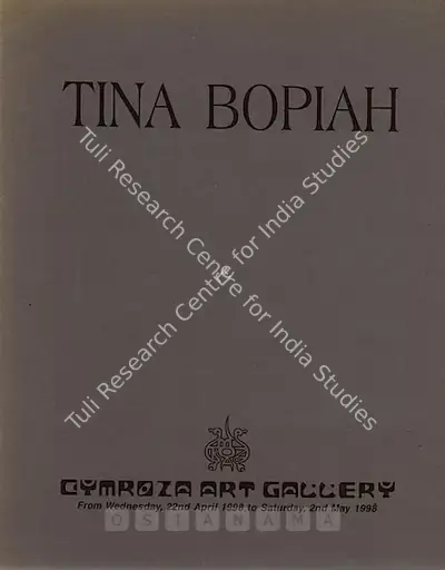 Tina Bopiah (Artist), Tina Bopiah, 1998, Solo Exhibition Catalogue