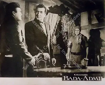 K. Amarnath (Producer), Bada Admi, 1961, Lobby Card