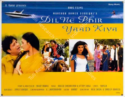 Mansoor Ahmed Siddique (Producer), Dil Ne Phir Yaad Kiya, 2001, Lobby Card