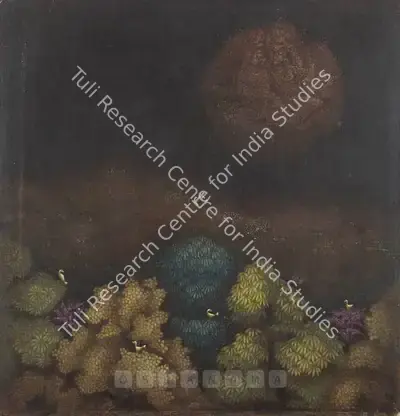 Dharmanarayan Dasgupta (Artist), Journey Of An Antique, 1970, Painting