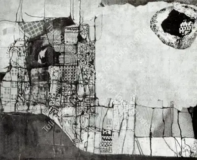 T.J. Rafai (Artist), Paper Collage 2, Collage