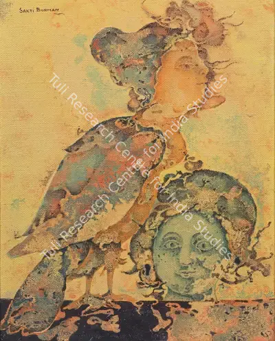 Sakti Burman (Artist), Bonte, 1974, Painting
